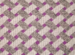 T134 4-Color Woven-like Pattern Jacquard Fabric