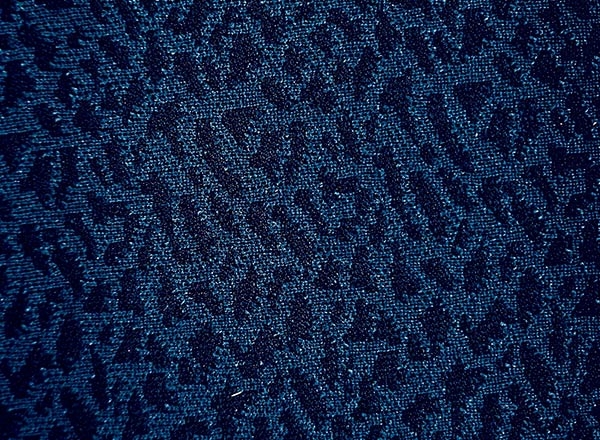 豹紋單絲緹花布