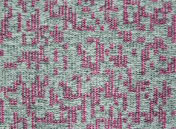 圓編雙面緹花布