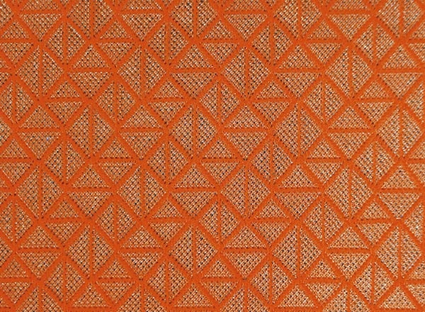 客製三角形單絲緹花布